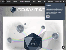 Tablet Screenshot of gravitation.pro